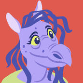 head shot of kip, the dragonly mascot of shedding